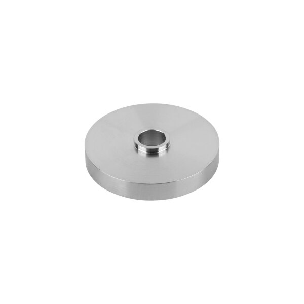 Distanzstück | Ø 52 x 8 mm | mit Bohrung (Ø 10,5 mm) | für Punkthalter | Edelstahl