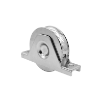 Stahl Laufrolle mit U-Profil | Ø 98 mm x 25 mm