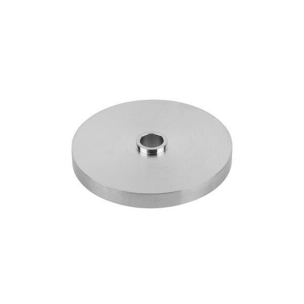Distanzstück | Ø 72 x 8 mm | mit Bohrung (Ø 10,5 mm) | für Punkthalter | Edelstahl