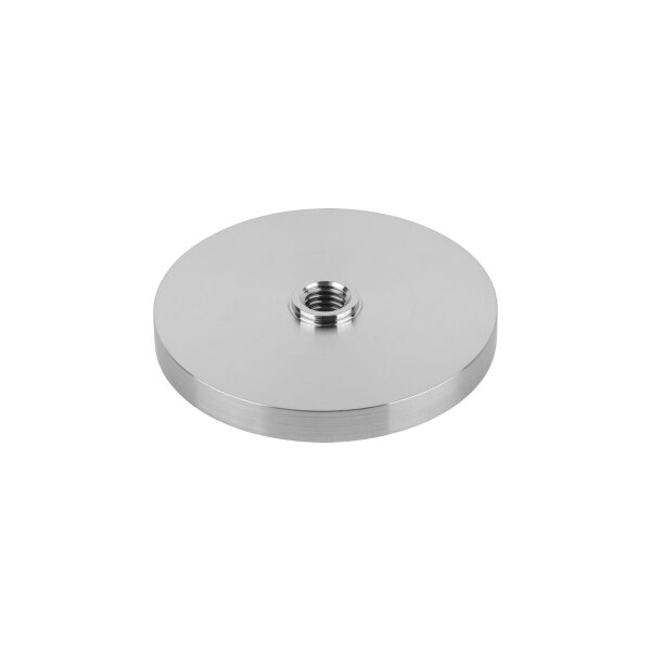 Distanzstück | Ø 72 x 8 mm | mit Gewinde (M10) | für Punkthalter | Edelstahl