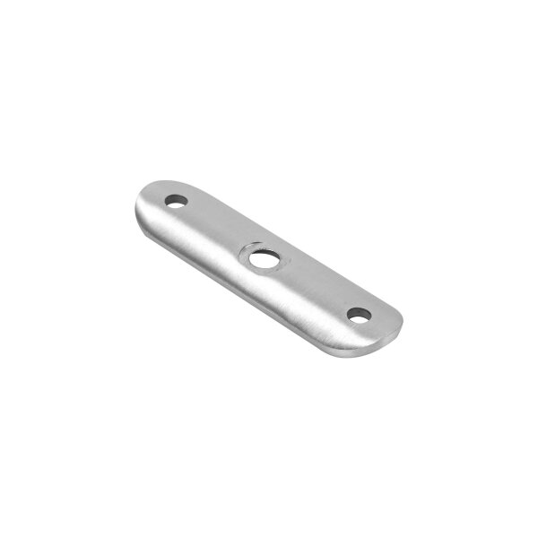 Rohranschlussplatte | 25 x 93 | für Rohr Ø 42,4 mm | Edelstahl