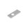 Drückerschild | eckig | 32 x 85 x 6 mm | Schraubenabstand: 67 mm | Aluminium