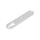 Drückerschild | rund | 32 x 156 x 6 mm | BLIND | Schraubenabstand: 67 mm | Aluminium