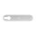 Drückerschild | rund | 32 x 156 x 6 mm | BLIND | Schraubenabstand: 67 mm | Aluminium