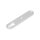 Drückerschild | rund | 32 x 156 x 6 mm | BLIND | Schraubenabstand: 67 mm | Aluminium