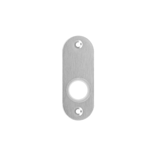 Drückerschild | rund | 32 x 85 x 6 mm | Schraubenabstand: 67 mm | Aluminium