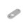 Drückerschild | rund | 32 x 85 x 6 mm | Schraubenabstand: 67 mm | Aluminium