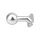 Knauf | Ø 50 mm | fest | mit Drückerschild (32 x 85 x 6 mm) | rund | Schraubenabstand: 67 mm | Aluminium