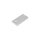 Drückerschild | eckig | 32 x 68 x 6 mm | BLIND | Schraubenabstand: 50 mm | Aluminium