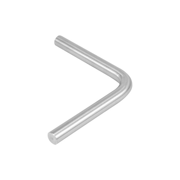 Handlaufträgerbügel | 100 x 100 mm | Ø 12 mm | zum Anschweißen | ohne Absatz | Edelstahl