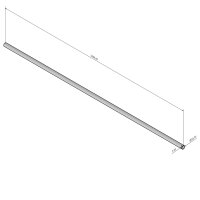 Konstruktionsrohr | Ø 33,7 x 2000 mm | Edelstahl