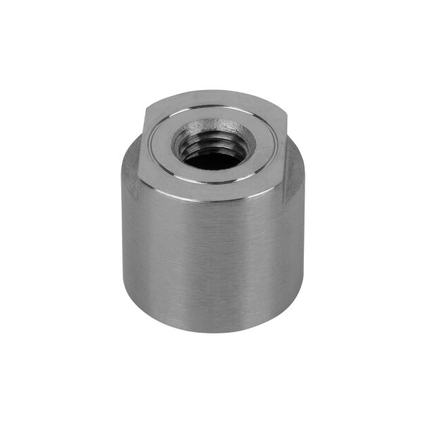 Einstellmutter | Ø 24 x 22 mm | mit LINKSGEWINDE (M10) | Edelstahl