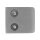 Glasklemme | Modell 67 (altes Modell 21) | 45 x 45 x 28 mm | für Rohr Ø 42,4 mm | Edelstahl 6,00mm