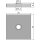 Spacer Plate | 60 x 60 x 8 mm | with Bore (Ø 10.5 mm) | for Point Fixing | Stainless Steel