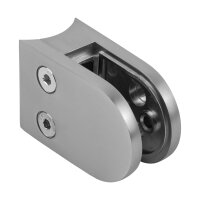 Glasklemme | Modell 55 | 45 x 63 x 31 mm | mit AbZ | für Rohr Ø 42,4 mm | 12,76 mm | Edelstahleffekt