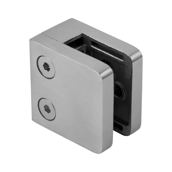 Glasklemme | Modell 40 | 48 x 48 x 30 mm | mit AbZ | Flachanschluss | 12,00 mm | V4A