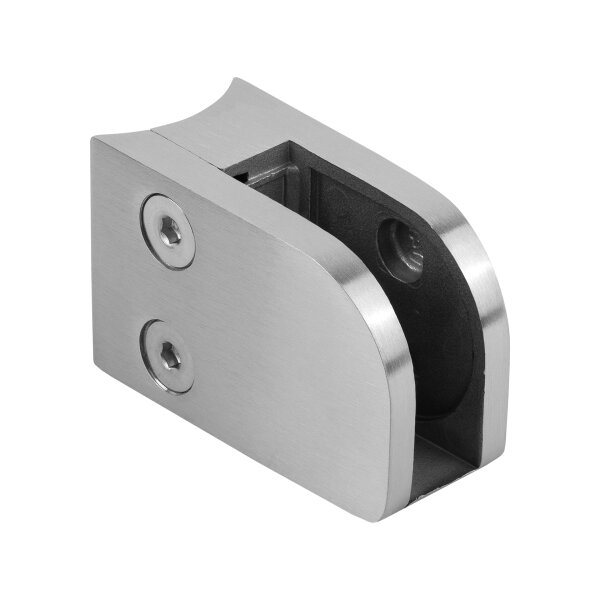 Glasklemme | Modell 50L | 41 x 58 x 30 mm | LINKS | mit AbZ | für Rohr Ø 42,4 mm | 6,00 mm | Edelstahl