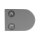 Glasklemme | Modell 22 | 45 x 63 x 30 mm | für Rohr Ø 42,4 mm | 8,00 mm | Edelstahleffekt
