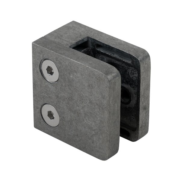 Glasklemme | Modell 40 | 48 x 48 x 30 mm | mit AbZ | Flachanschluss | 4,00 mm | Zinkdruckguss