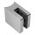 Glasklemme | Modell 40 | 48 x 48 x 30 mm | mit AbZ | für Rohr Ø 42,4 mm | 8,00 mm | Edelstahl
