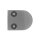 Glasklemme | Modell 18 | 27 x 32 x 18 mm | für Rohr Ø 42,4 mm | 8,76 mm | Edelstahl
