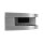 Glasklemme | Modell 50L | 41 x 58 x 30 mm | LINKS | mit AbZ | Flachanschluss | 6,00 mm | Edelstahl