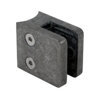 Glasklemme | Modell 40 | 48 x 48 x 30 mm | mit AbZ | für Rohr Ø 33,7 mm | 1,50 - 2,00 mm | Zinkdruckguss