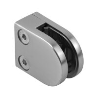 Glasklemme | Modell 20 | 40 x 50 x 26 mm | Flachanschluss | 4,00 mm | Edelstahleffekt