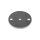 Ronde | Ø 100 x 8 mm | 2 x gelocht (Ø 14 mm) + Mittelloch (Ø 12,5 mm) | Stahl
