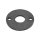Ronde | Ø 120 x 8 mm | 2 x gelocht (Ø 14 mm) + Mittelloch (Ø 43 mm) | Stahl