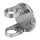 Wandanker | rund | Ø 120 mm | für Rohr Ø 42,4 mm | Klemmfunktion außen | Edelstahl