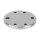 Wandankerplatte | Ø 120 x 10 mm | für Klemmanschluss (41325 / 41326 / 41327) | Edelstahl