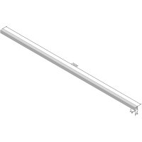 Konstruktionsrohr | 40 x 40 x 2 mm | Länge 2000 mm |...