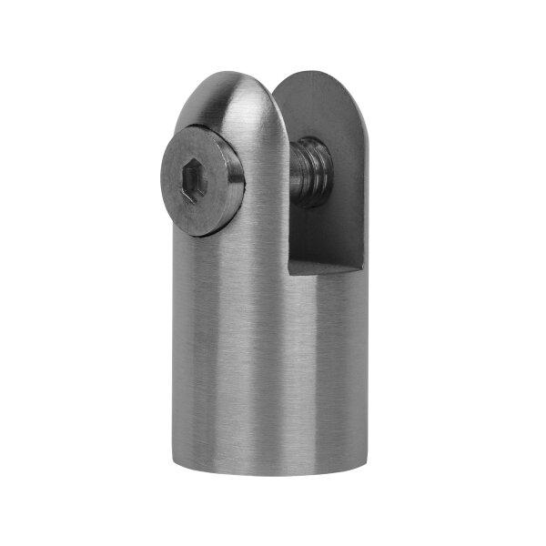 Gabelmutter | Ø 20 | mit RECHTSGEWINDE (M10) | Spaltmaß 11 mm | Wandabstand 32 mm | Edelstahl