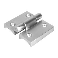 V2A Torscharnier für Rohr 42,4 mm