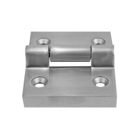 V2A Torscharnier für Rohr 42,4 mm