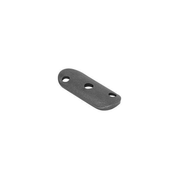 Rohranschlussplatte | 25 x 63 | für Rohr Ø 42,4 mm | Lochungen versetzt | Stahl