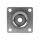 Mauerplatte | M16 | 80 x 80 mm | 4 x gelocht (Ø 10 mm) | verzinkt | Stahl