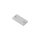 Drückerschild | eckig | 32 x 68 x 10 mm | BLIND | Schraubenabstand: 50 mm | Aluminium