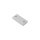 Drückerschild | eckig | 32 x 68 x 10 mm | BLIND | Schraubenabstand: 50 mm | Aluminium