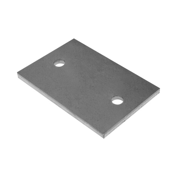 Ankerplatte | 150 x 100 x 8 mm | 2 x gelocht (14 x 16 mm) | Stahl