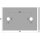 Ankerplatte | 150 x 100 x 8 mm | 2 x gelocht (14 x 16 mm) | Stahl