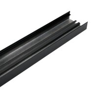 ClearRail Handlauf | 2000 mm | Höhe 25 mm | Schwarz