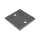 Ankerplatte | 120 x 120 x 8 mm | 2 x gelocht (14 x 16 mm) | Stahl