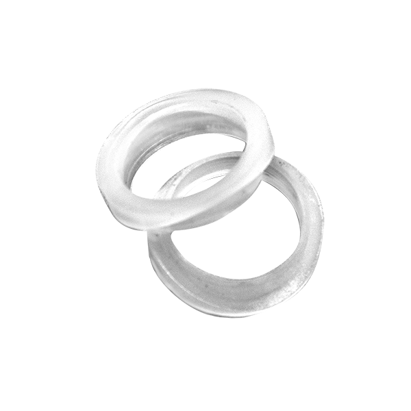 Führungsring | weiß | mit Radius für Rohr Ø 42,4 | Kunstoff