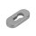 Schiebe Profilzylinderrosette | rund | 33,5 x 75 x 9,5 mm | Edelstahl