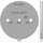 Ronde | Ø 150 x 10 mm | 2 x gelocht (Ø 13 mm) + Mittelloch (Ø 10,5 mm) | Kante gefast | Edelstahl
