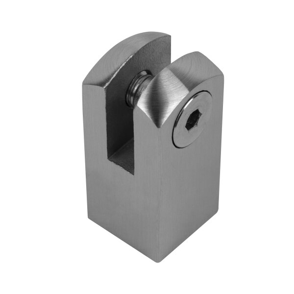 Gabelmutter | 22 x 22 mm | M10 | Spaltmaß 7 mm | Wandabstand 34 mm | Edelstahl