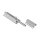 Bolzenriegel | 138 x 9 mm | zum anschrauben | Stahl verzinkt