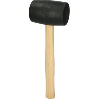 Gummihammer,500g Hickory-Stiel